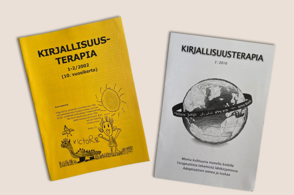 Vanhoja Kirjallisuusterapia-lehtiä