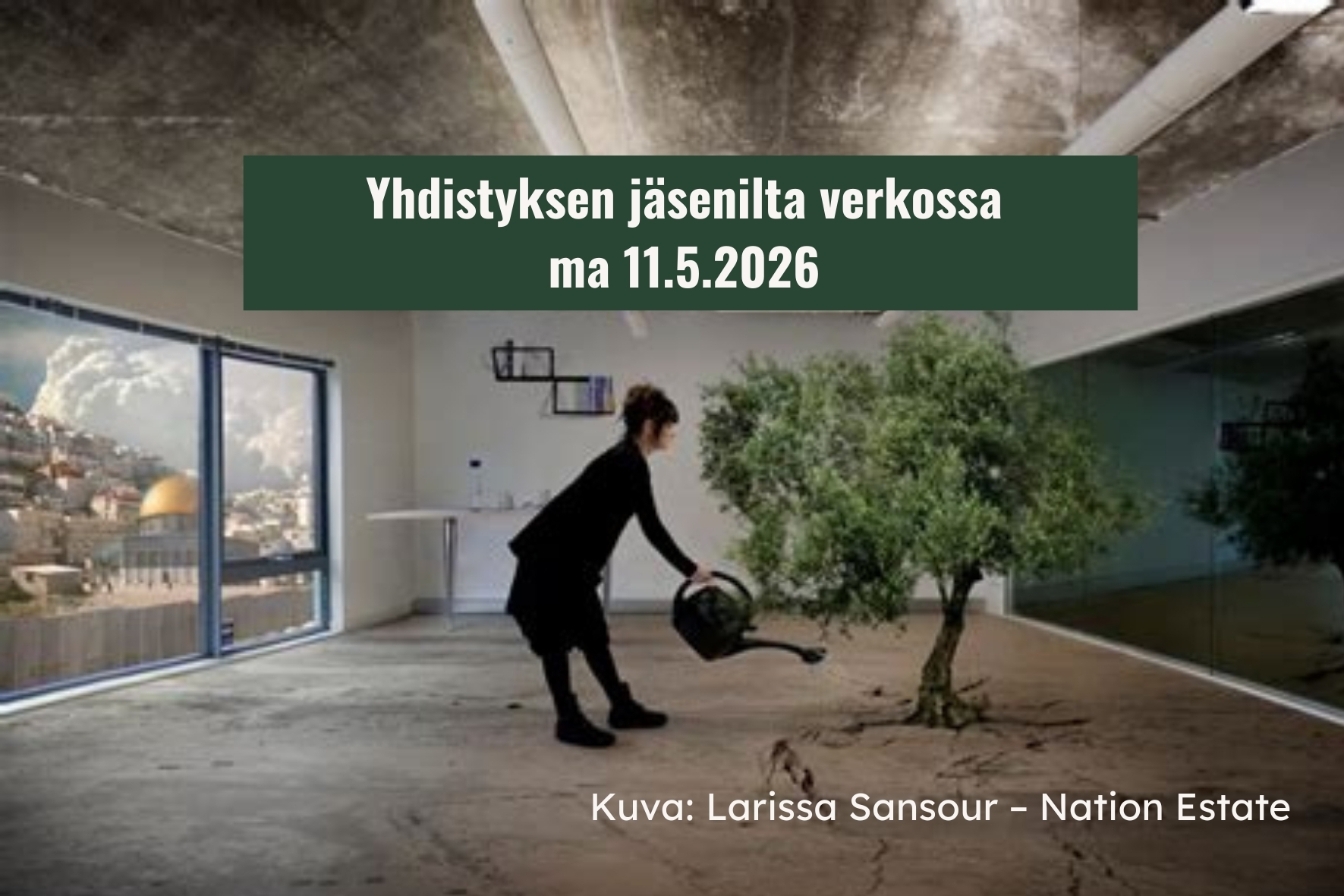 Kirjallisuusterapiayhdistyksen jäsenilta verkossa ma 11.5.2026 klo 17.30–19