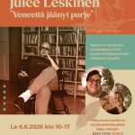 Juice Leskinen – "Veneettä jäänyt purje" Tampereella 6.6.2026 klo 10–17