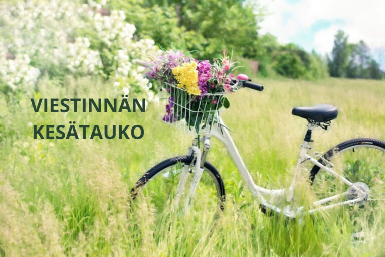 Viestinnän kesätauko heinäkuussa